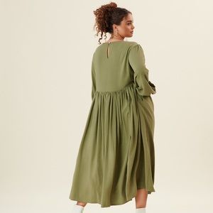 Someday studio Elle midi dress - green size Large